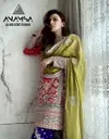 430 Anamsa Designer Faux Georgette Pakistani Suits Wholesale Clothing Suppliers In India
